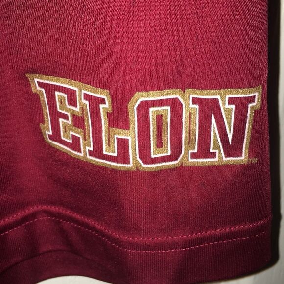 Maroon Elon College Fighting Christians Phoenix Basketball shorts-M under Armour - Picture 2 of 3